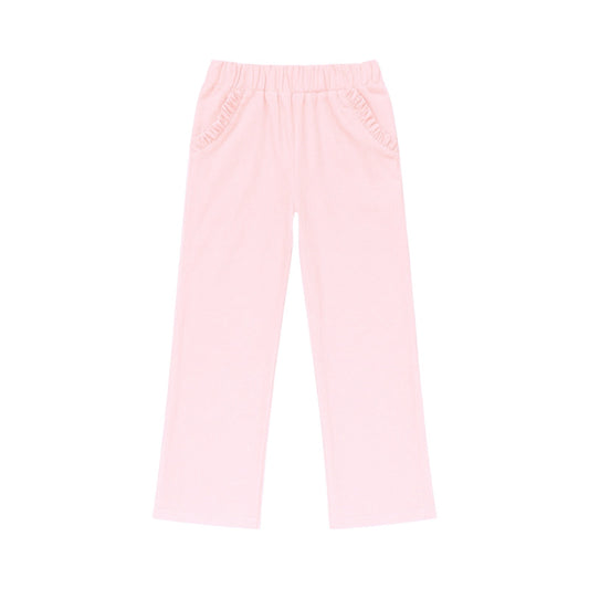 Ruffle Corduroy Pocket Pants