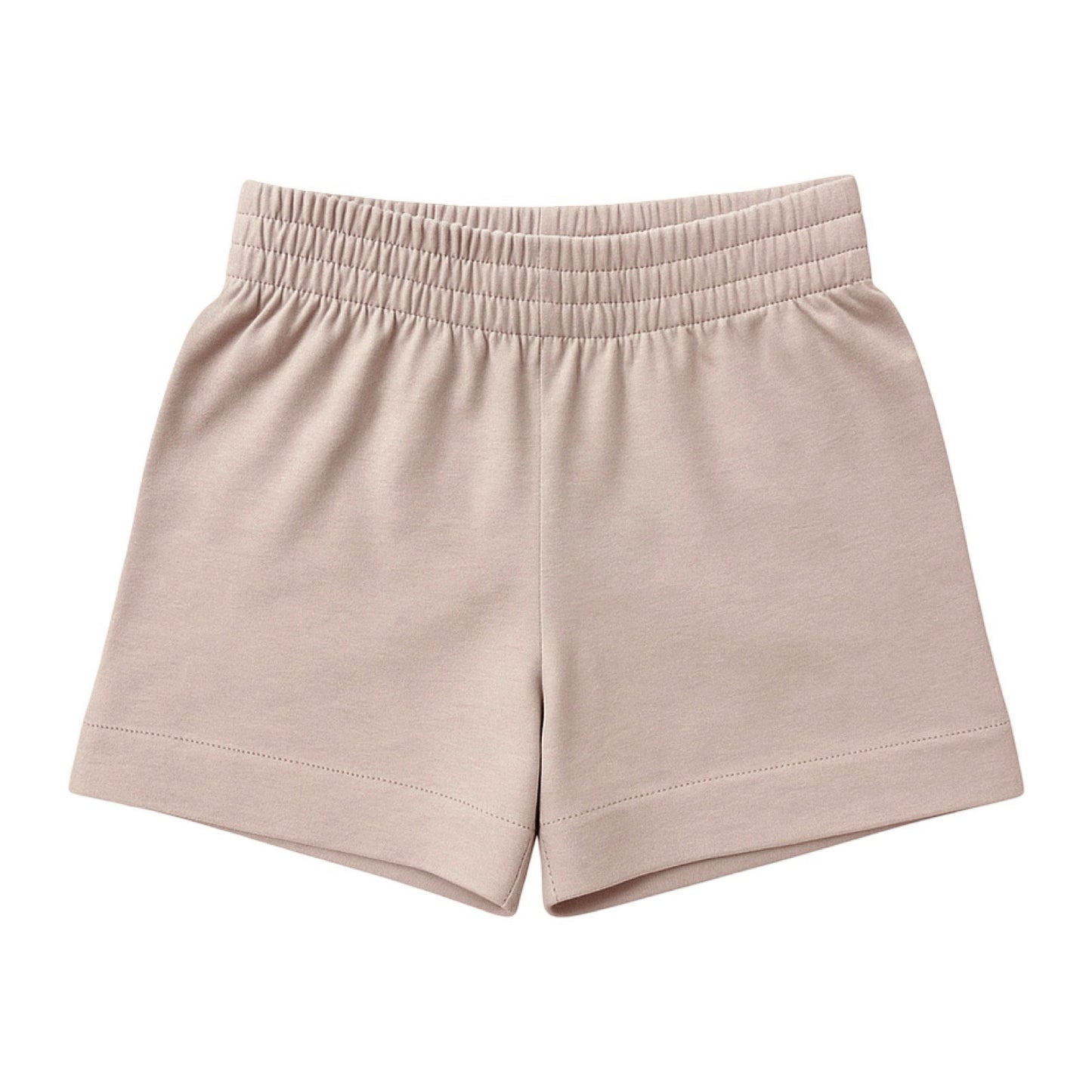 Boy's Cotton Play Shorts, Khaki (Shorter Version)