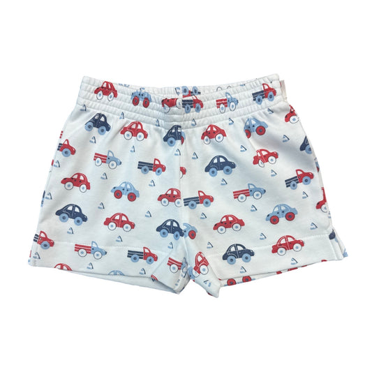 Boy's Cotton Play Shorts, Cars & Trucks