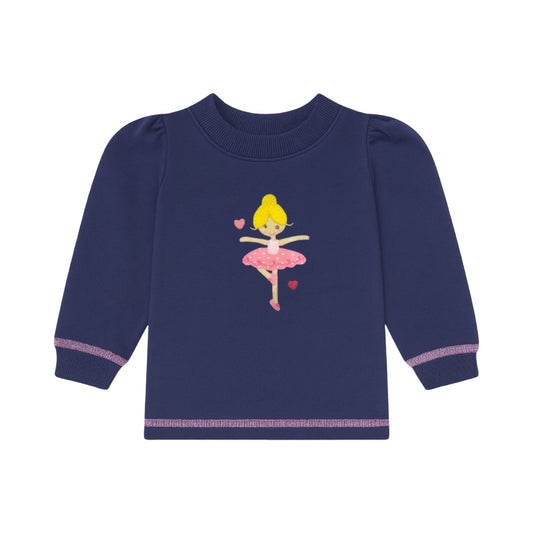 Applique Sweatshirt, Ballerina