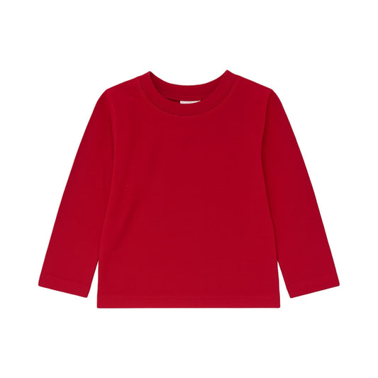 Boy's Long Sleeve Red T-Shirt