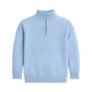 Boy's 1/4 Zip Sweater, Sky Blue