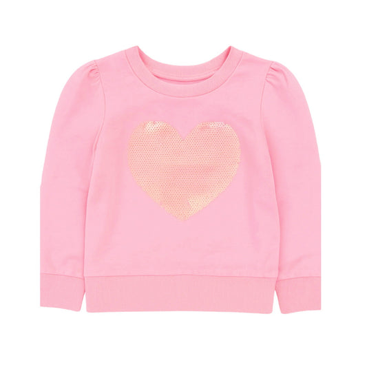 Long Sleeve Lily Sequin Top, Heart