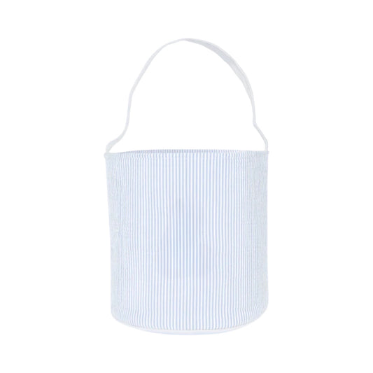 Seersucker Tote, Blue