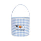 Gingham Tote, Blue