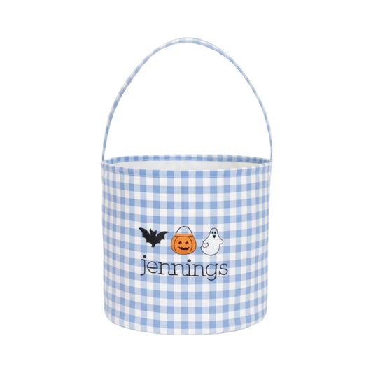 Gingham Tote, Blue