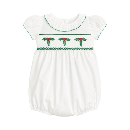 Rosie Smocked Bubble, Holly