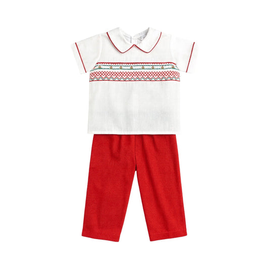 Drew Pant Set, Christmas Holly