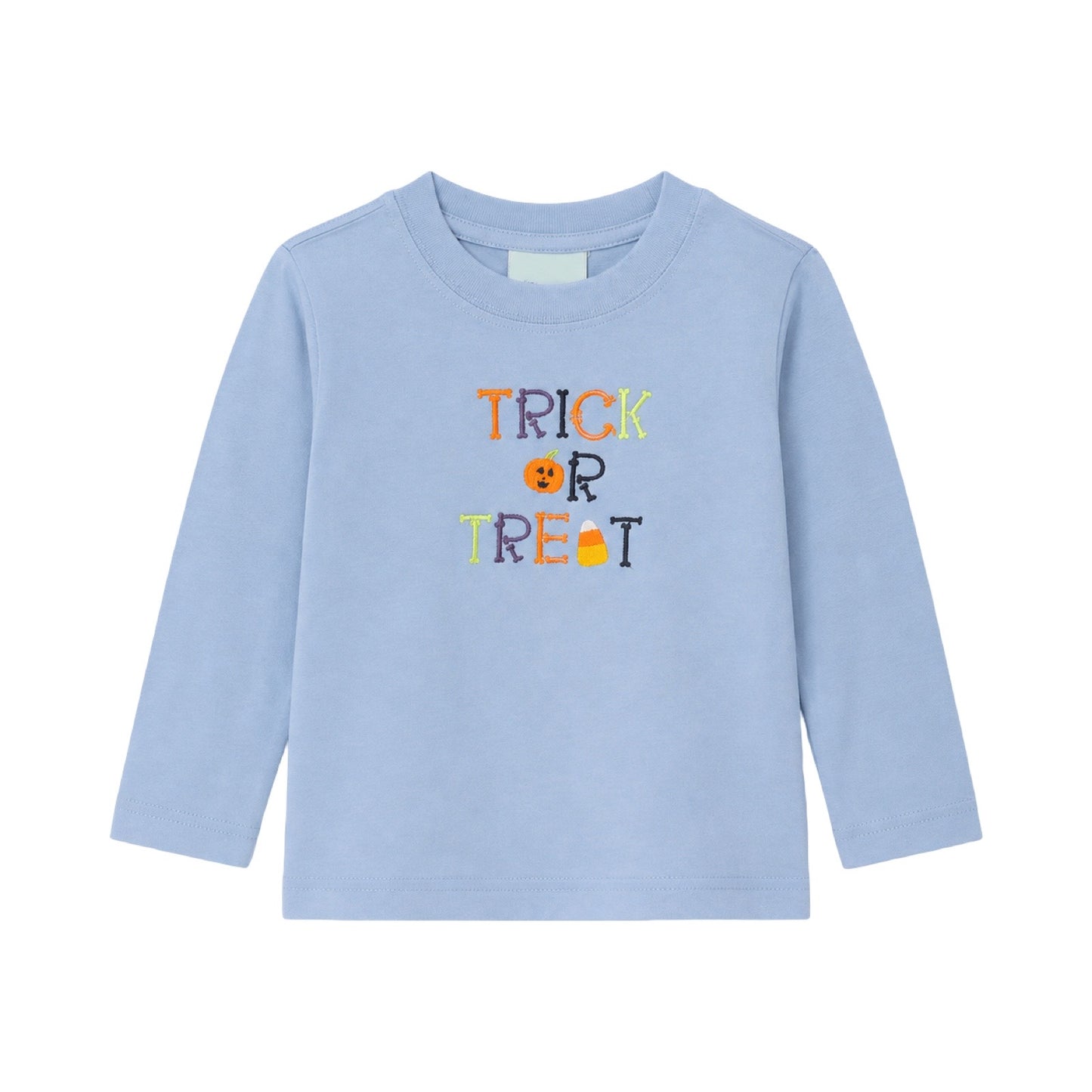 Applique Long Sleeve T-Shirt, Trick or Treat