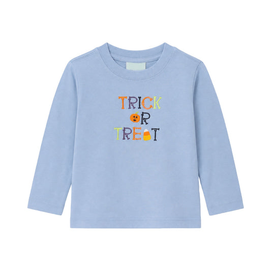 Applique Long Sleeve T-Shirt, Trick or Treat