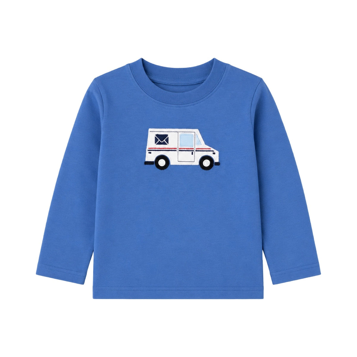 Long Sleeve Applique T-Shirt, Mail Delivery