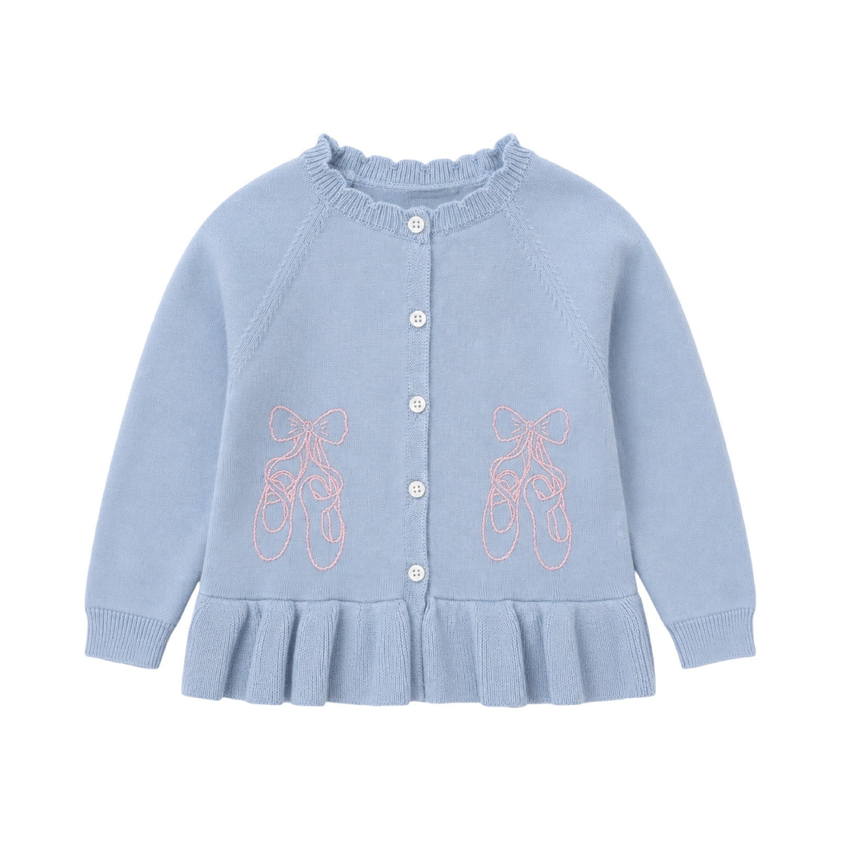 Ruffle Cardigan, On Pointe