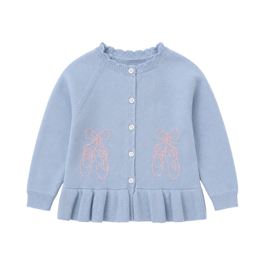 Ruffle Cardigan, On Pointe
