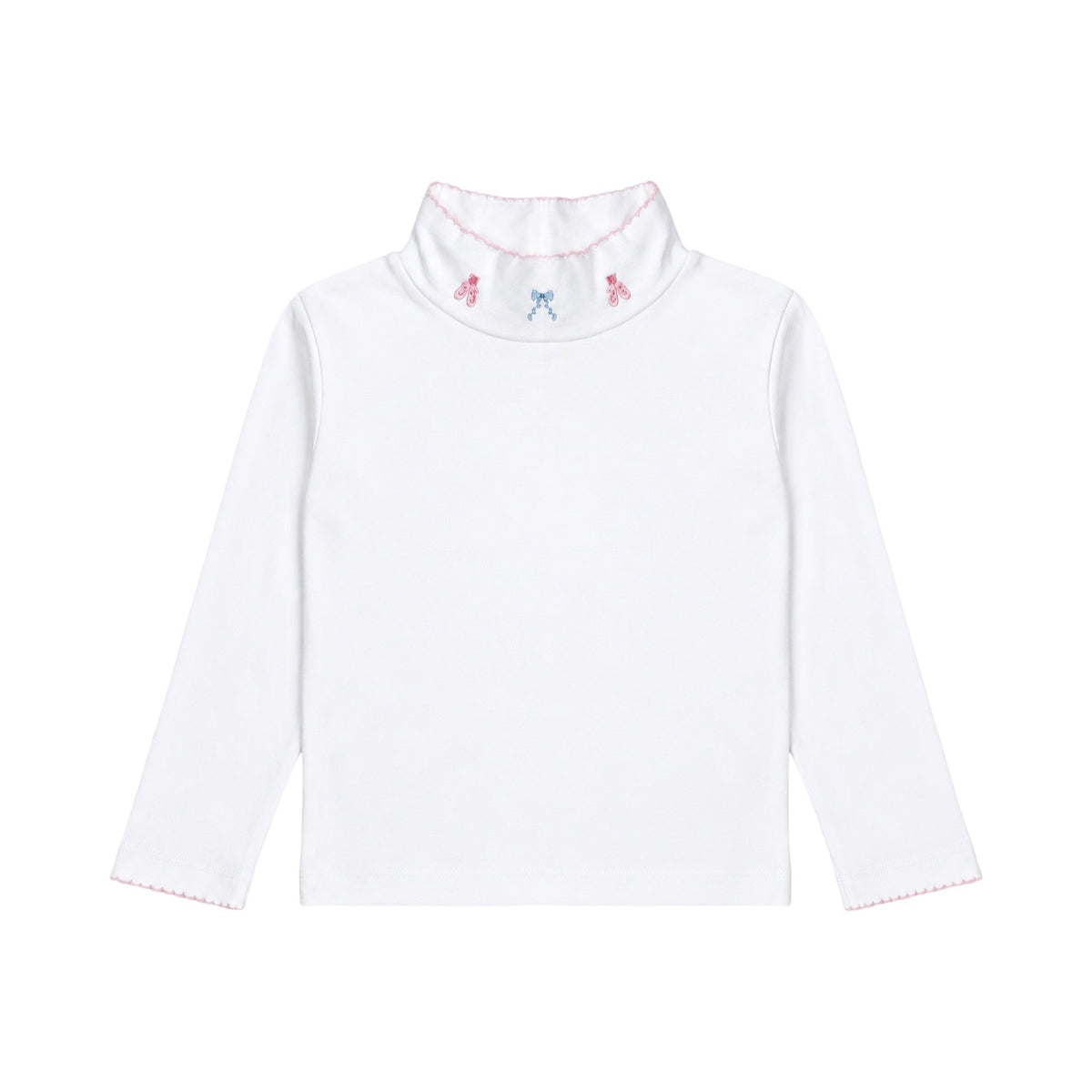 Embroidered Turtleneck, On Pointe