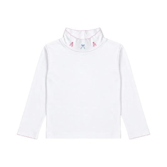 Embroidered Turtleneck, On Pointe