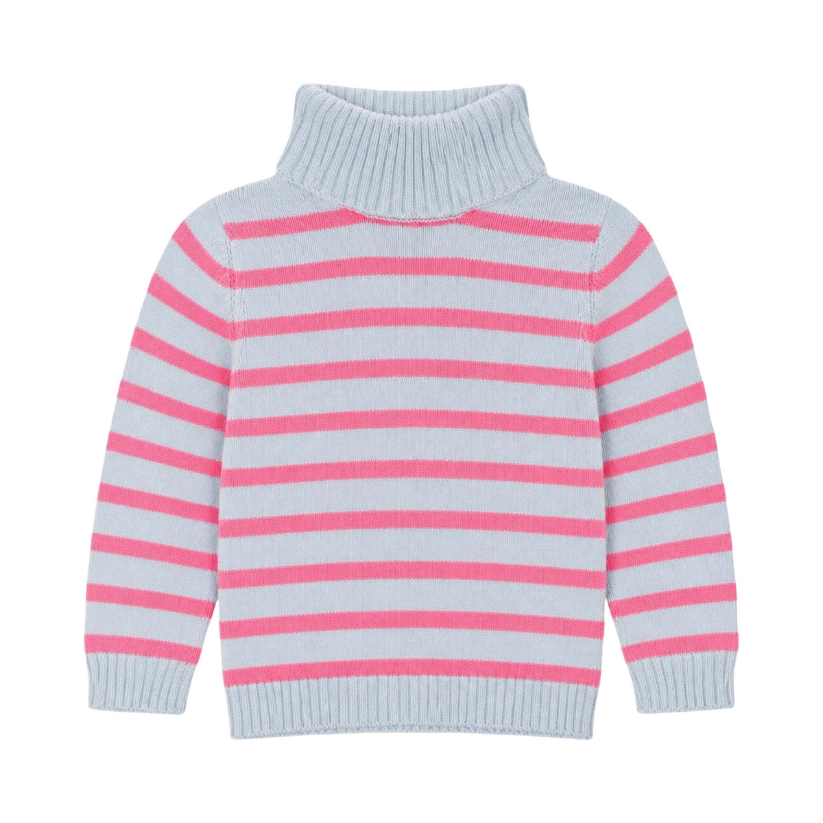 Mock Neck Striped Sweater