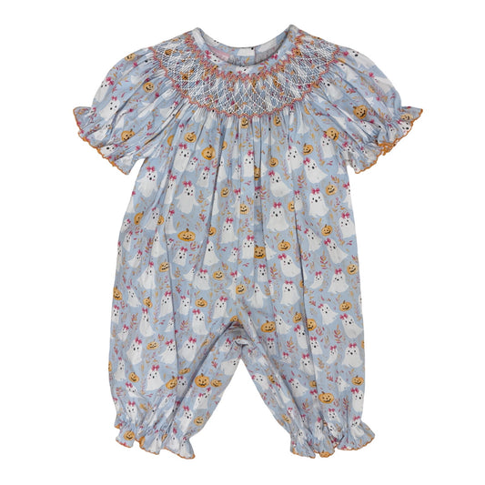 Halloween Ghost  Ghost Print Long Bishop Bubble