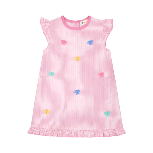 All Over Butterfly Seersucker Dress