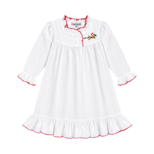 Girl's Holiday Pup Gown