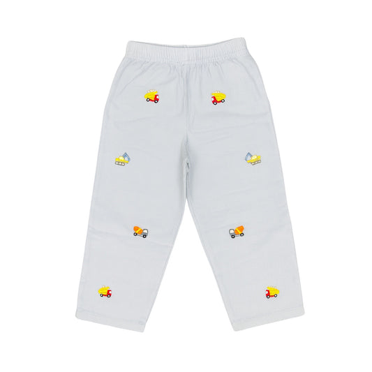Embroidered Corduroy Pant, Construction