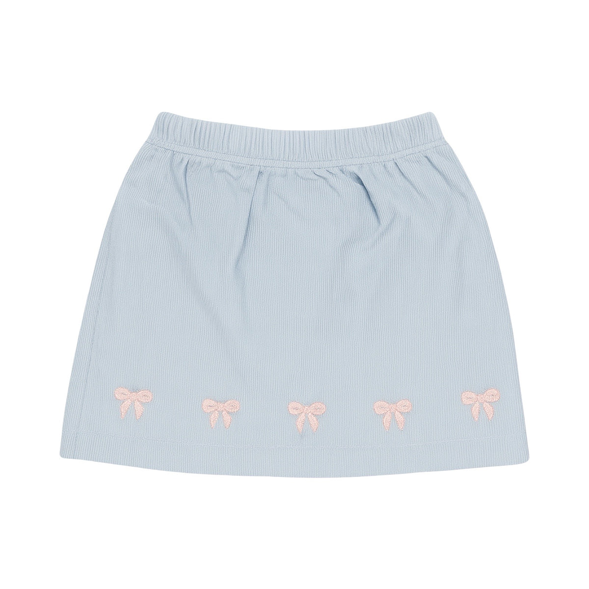Embroidered Corduroy Skort, Bows