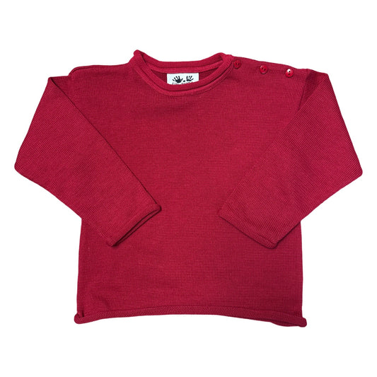 Red Rollneck Sweater