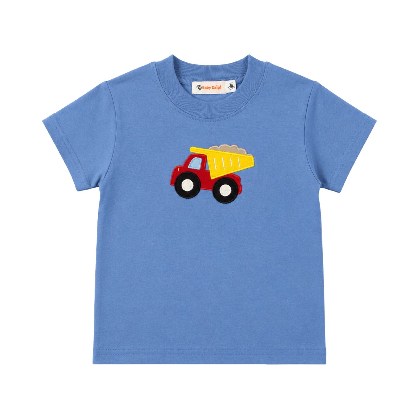 Short Sleeve Applique Pocket T-Shirt, Dumptruck