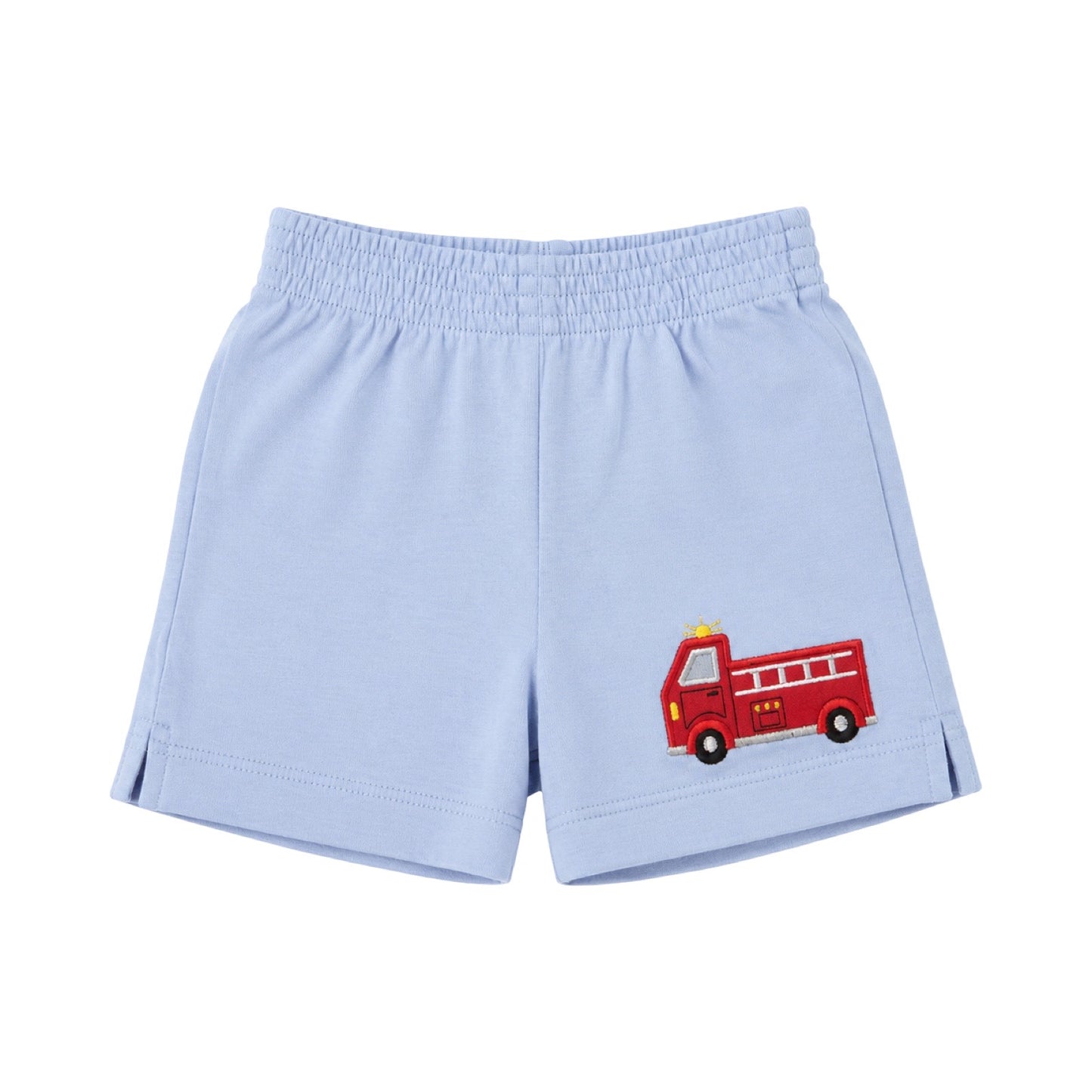 Applique Play Shorts, Firetruck