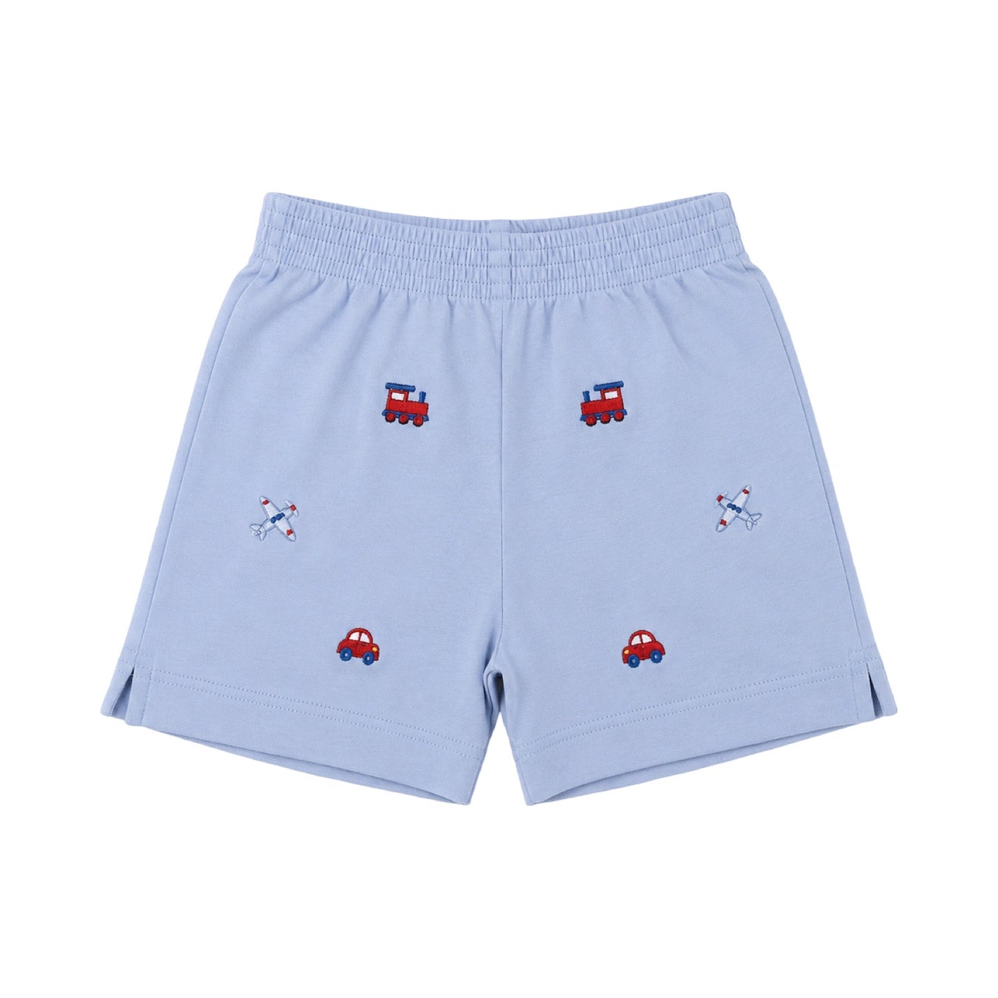 All Over Embroidered Play Shorts, Transportation