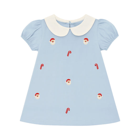 Embroidered Corduroy Dress, Christmas