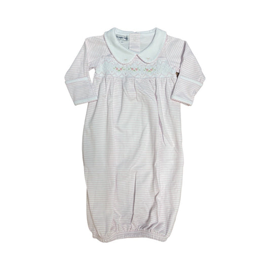 Jessica & Jack Smocked Collared Girl Gown