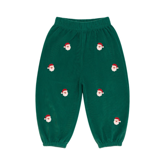 Embroidered Corduroy Bloomer Pants, Santa