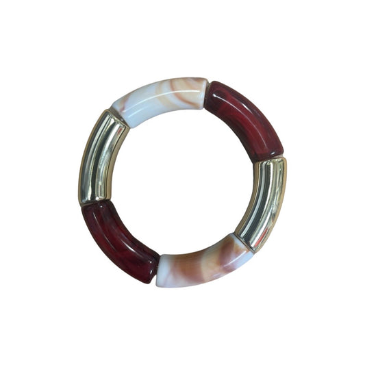 TJ's Fall Bracelets - style 1 garnet