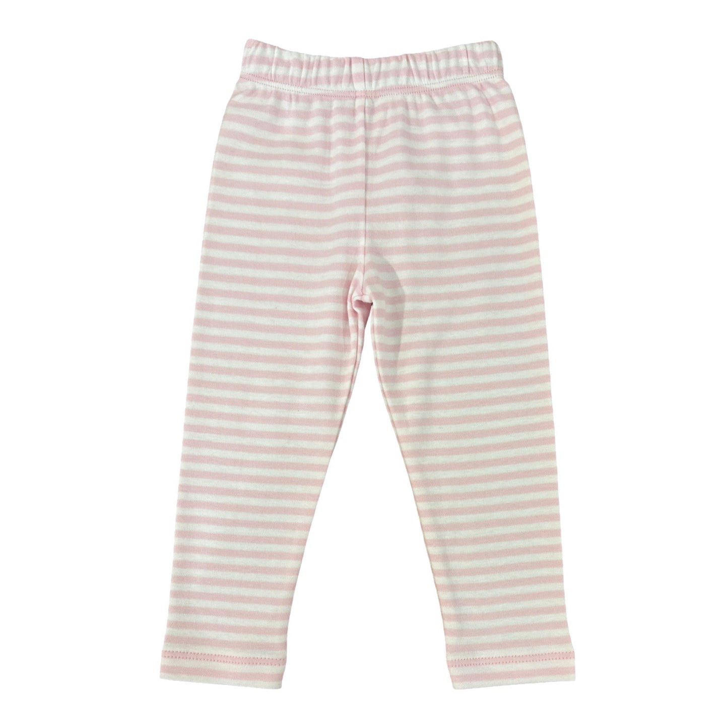 Leggings, Pink and White Striped