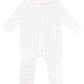 Lullaby Print Baby Girl Pajamas Footie