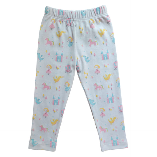 Leggings, Interlock Cotton Princess Print