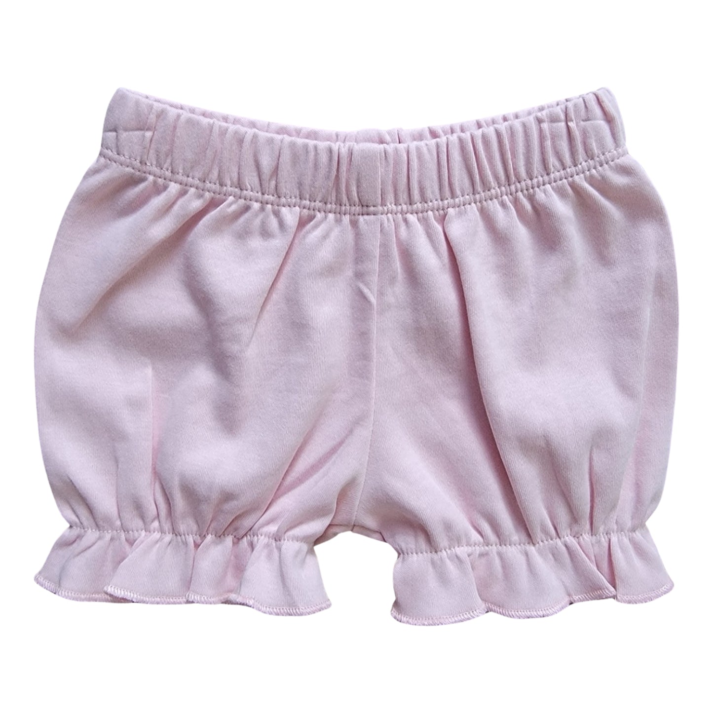 Girl's Bubble Short Bloomers, Light Pink