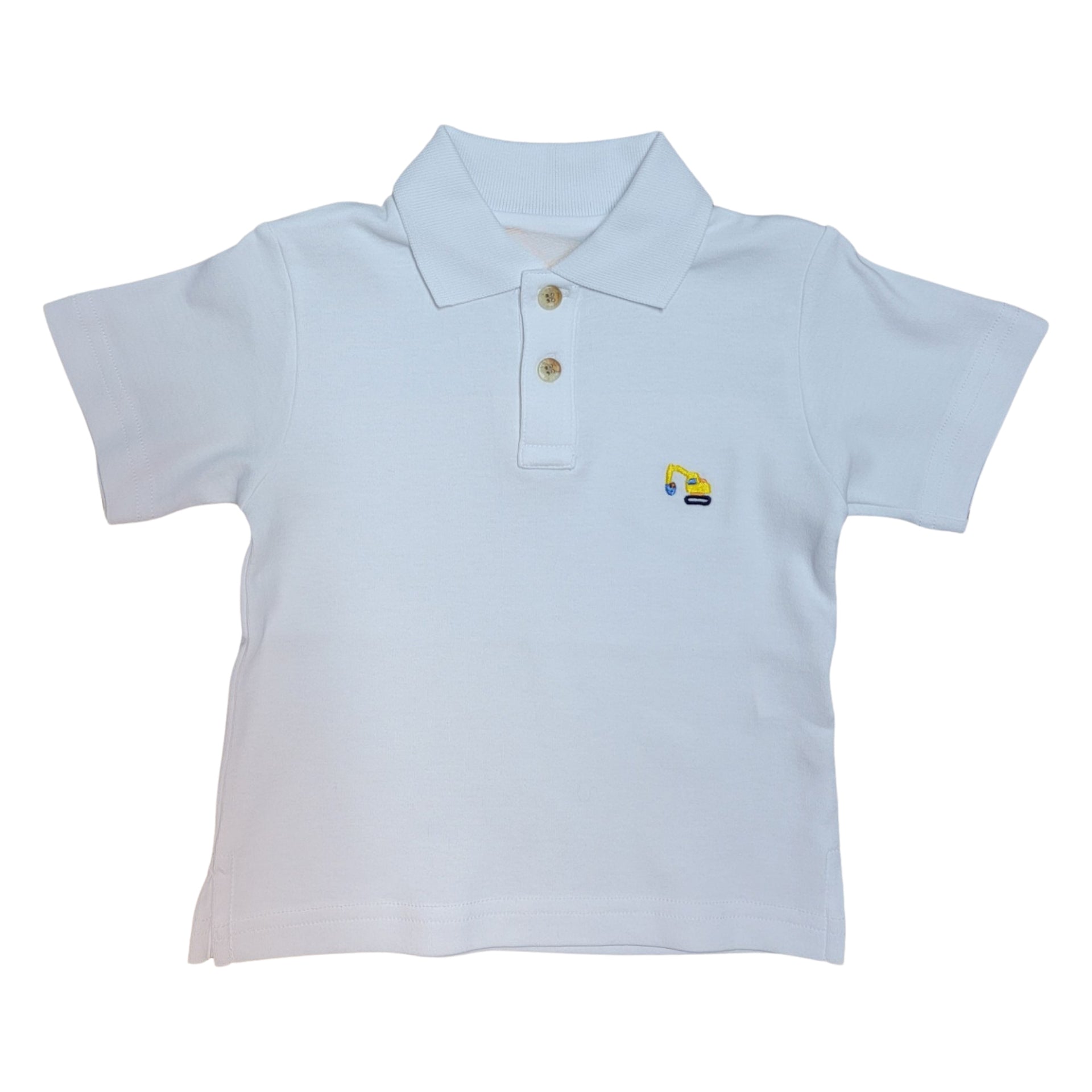 White baby hotsell polo shirt