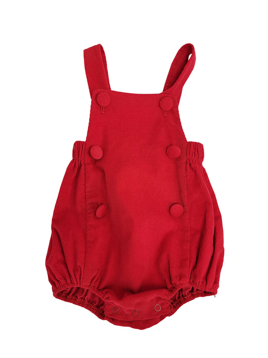 Jamie Red Corduroy Bubble