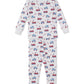 Flashing Firetrucks Pajama Set