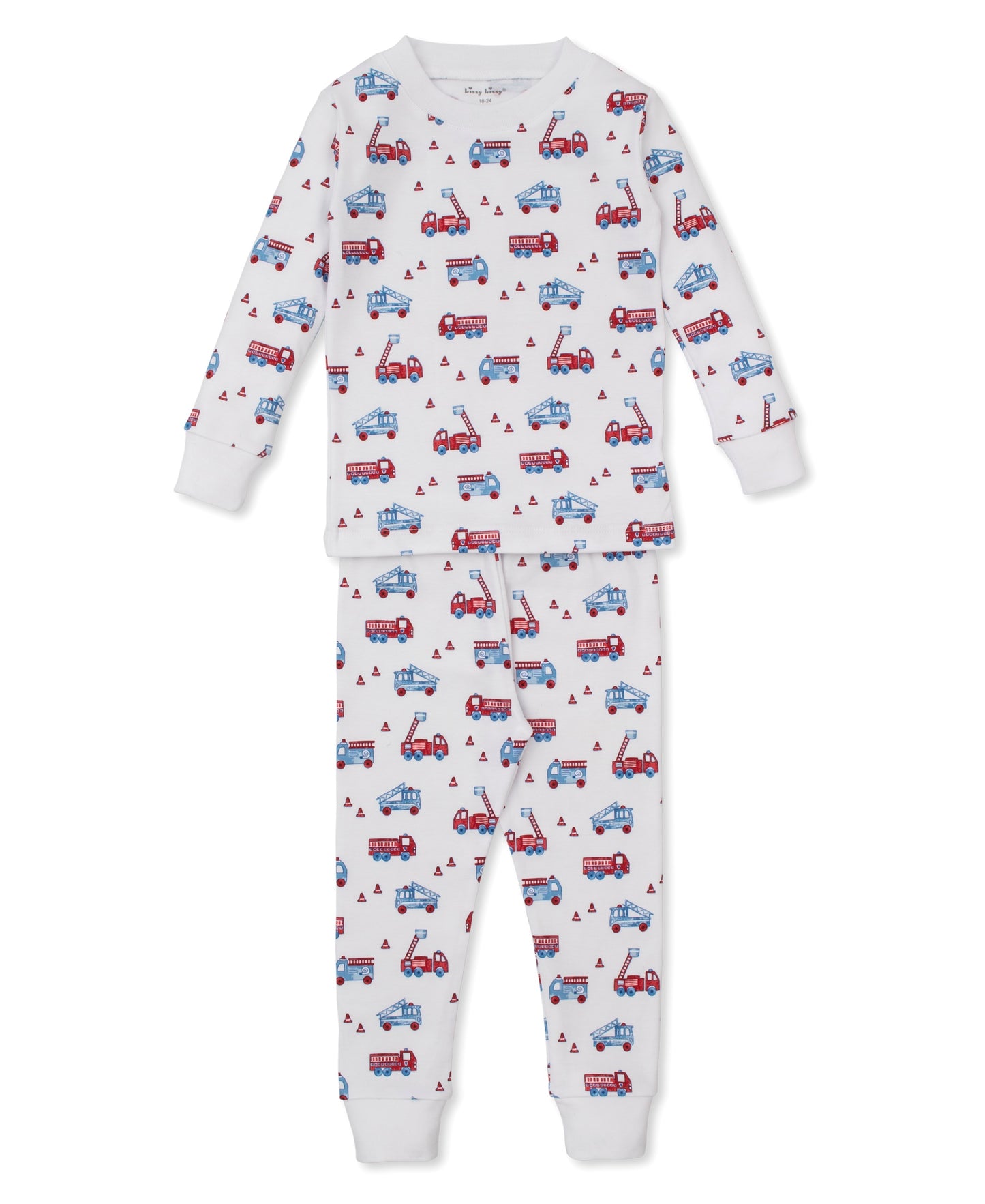 Flashing Firetrucks Pajama Set