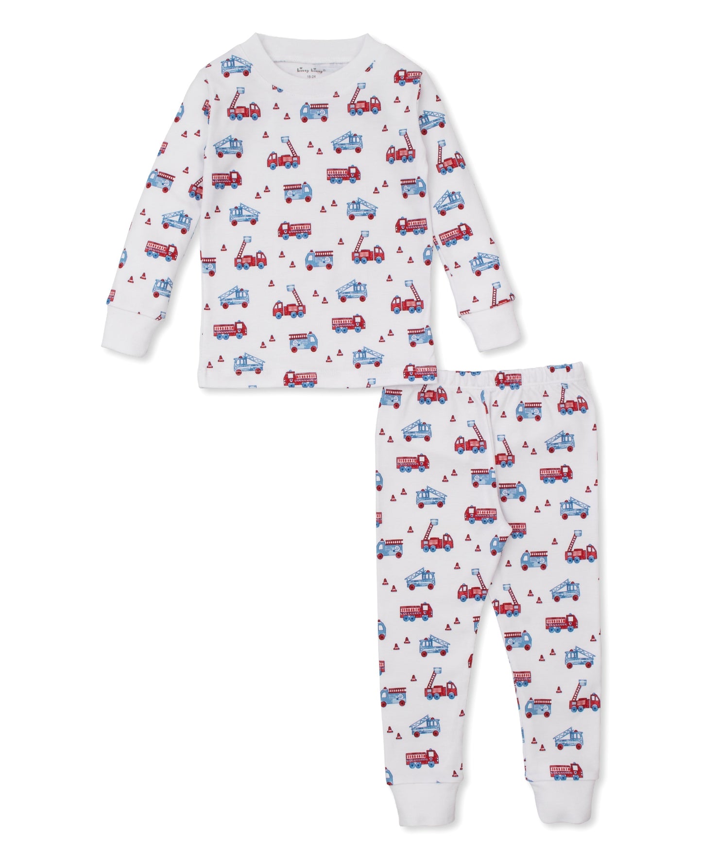 Flashing Firetrucks Pajama Set