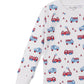 Flashing Firetrucks Pajama Set