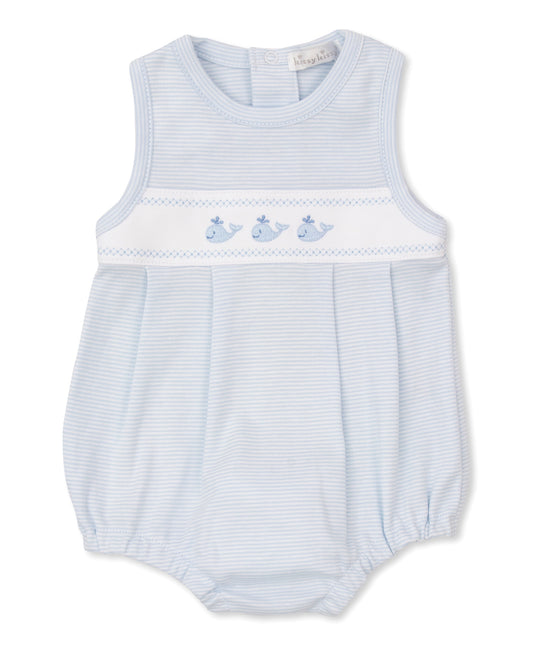 Whales Blue Stripe Bubble Classic Treasures SP25