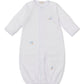 Premier Blue Baby Bunny Patch Embroidered Converter Gown