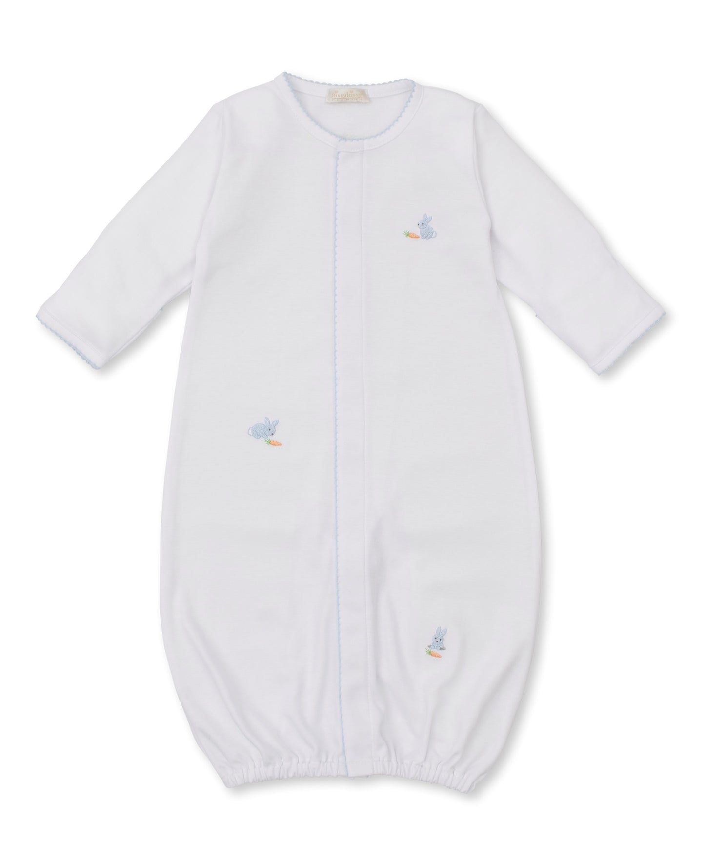 Premier Blue Baby Bunny Patch Embroidered Converter Gown