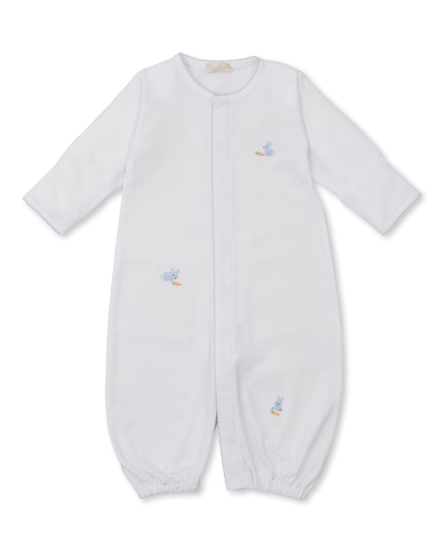 Premier Blue Baby Bunny Patch Embroidered Converter Gown