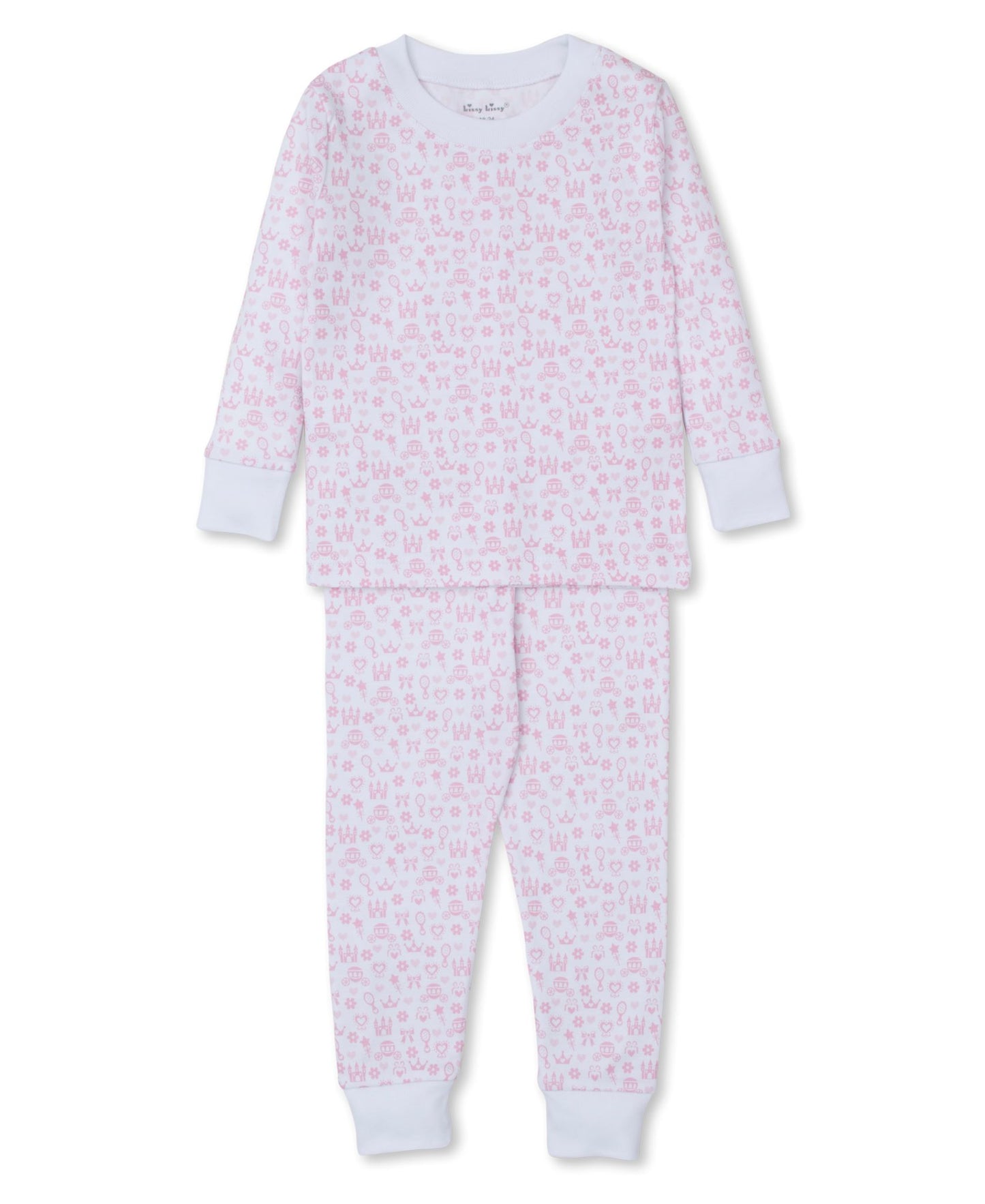 Royal Details Pink Print Pajama Set