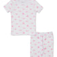 Whale Wonder Pink Print Short PJ Set