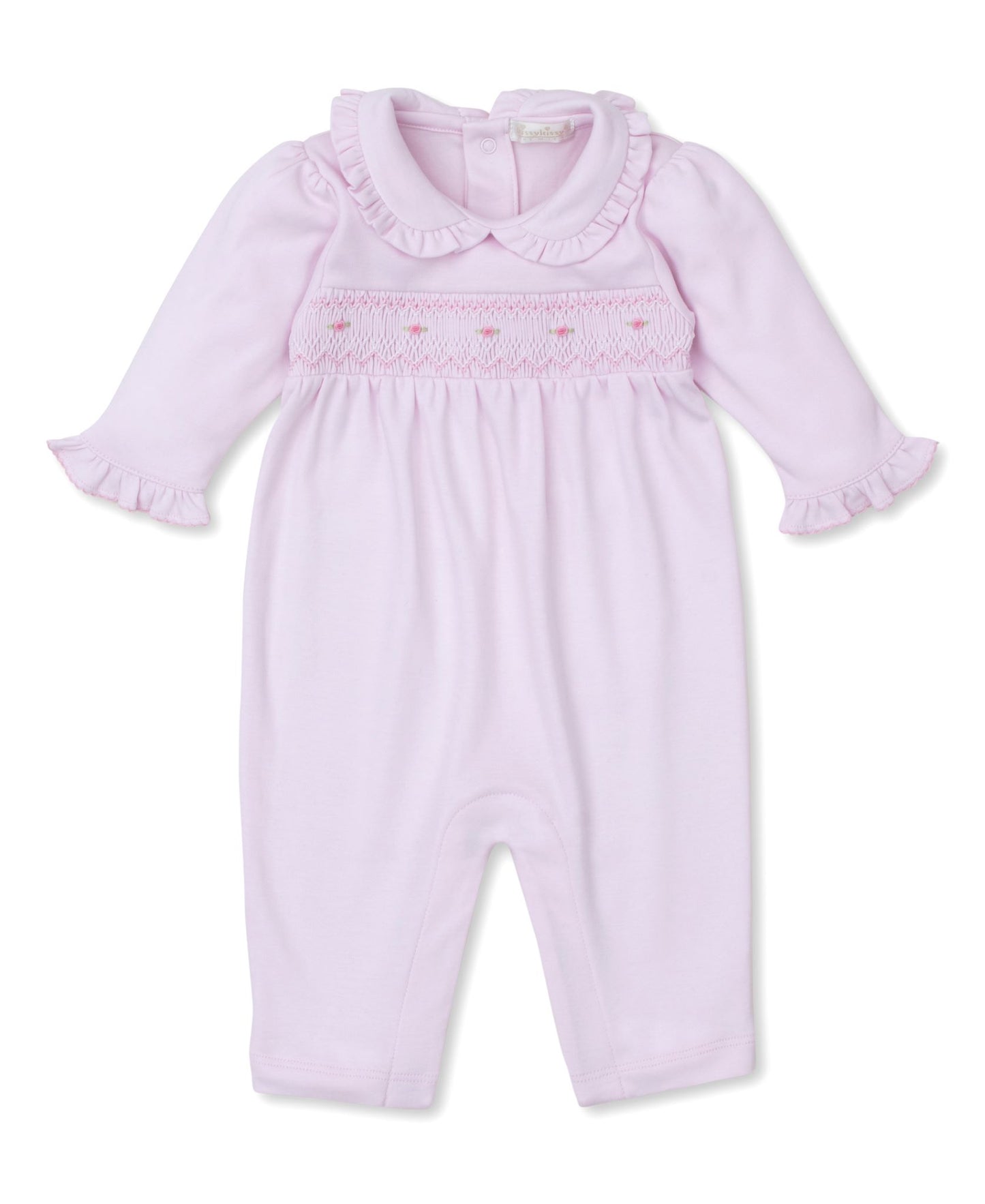 CLB Fall Bishop 24 Pink Smocked Playsuit